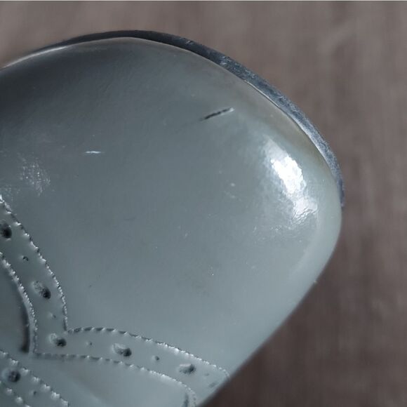 Ivanka Trump Women's 8.5M Loafers Patent Leather Slip On Flats Gray Shoes - Picture 9 of 10